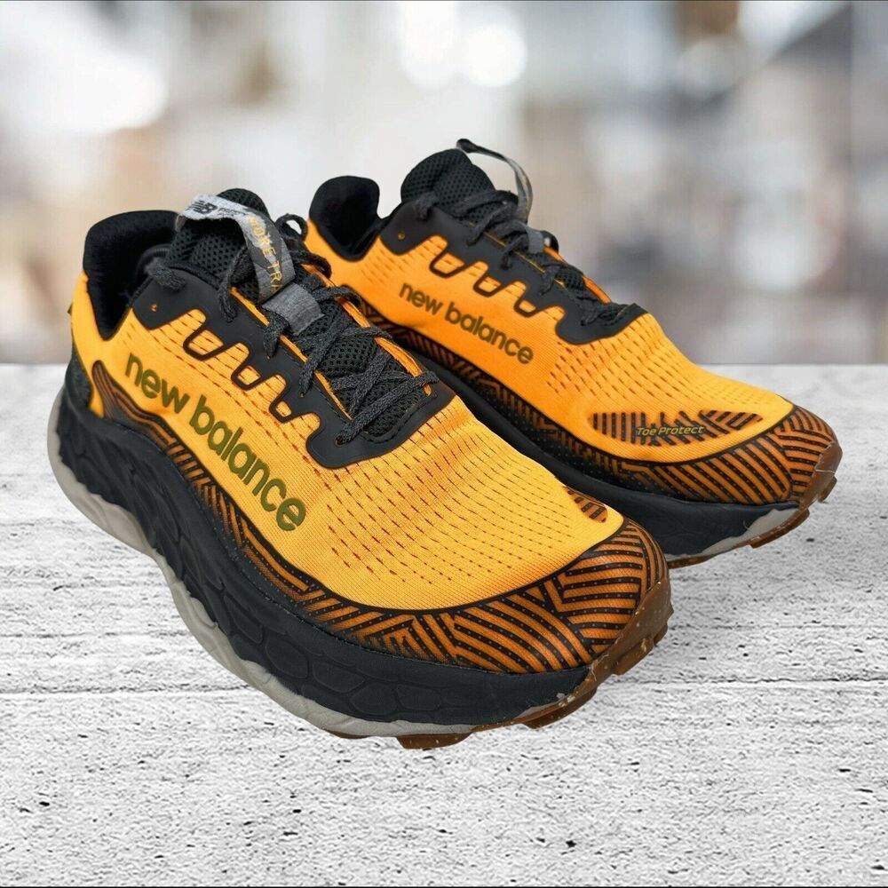 New Balance Men's Size 13 Fresh Foam X More Trail  Running Shoe, Orange/Blacktop